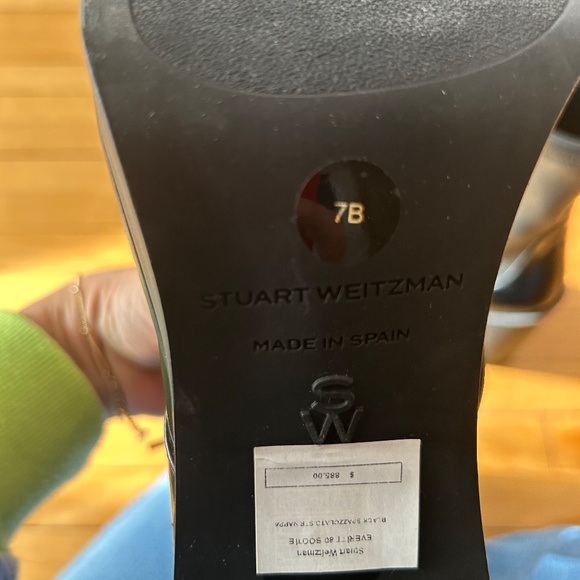 Stuart Weitzman everitt black boots 7B - Picture 2 of 3